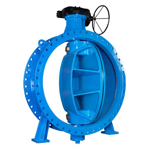 Moterized Operated Flanged Type Eccentric Butterfly Valve