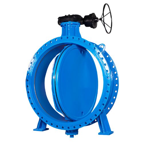 Moterized Operated Flanged Type Eccentric Butterfly Valve 2