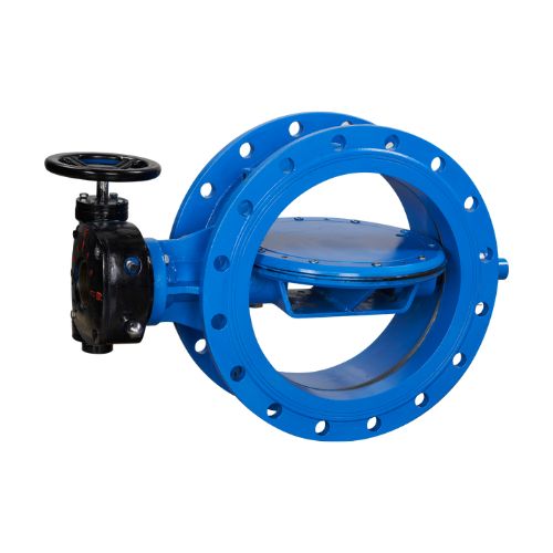 Moterized Operated Flanged Type Eccentric Butterfly Valve 3