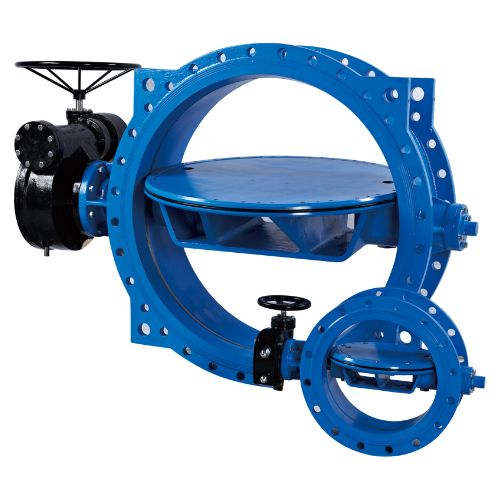 Moterized Operated Flanged Type Eccentric Butterfly Valve 4